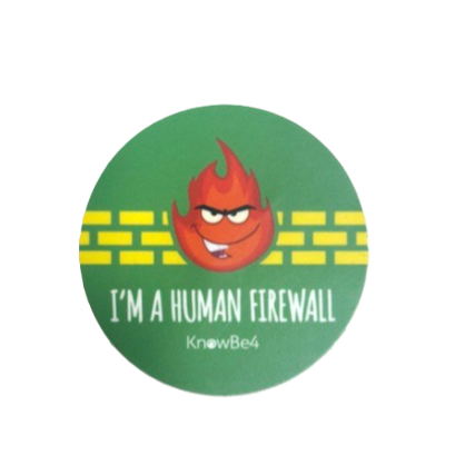 Pack of 20 Stickers - I'm a Human Firewall